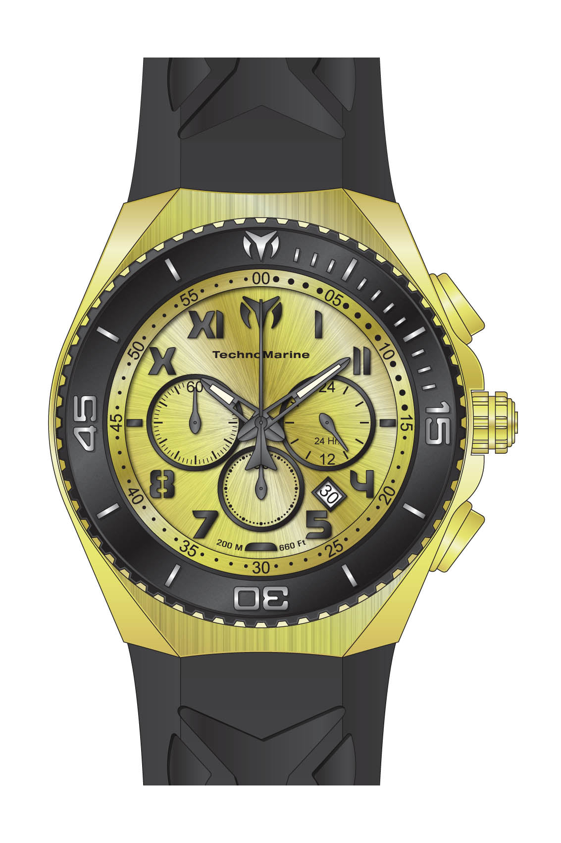 Band for Technomarine Ocean Manta TM-220017 - Invicta Watch Bands