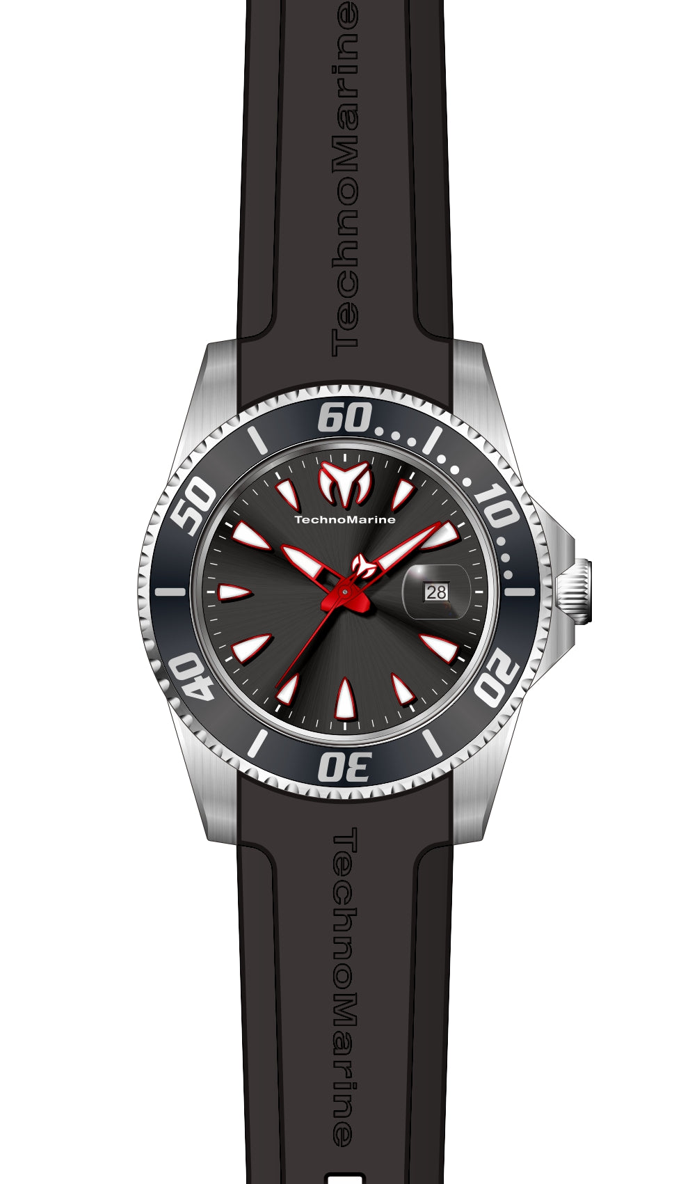 Band for Technomarine Sea Manta TM-220113 Invicta Watch Bands