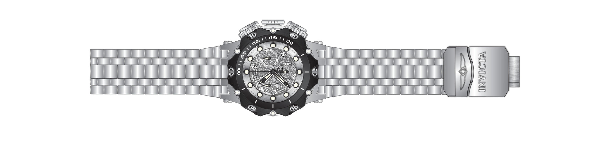 Band for Invicta Reserve Venom Men 32262
