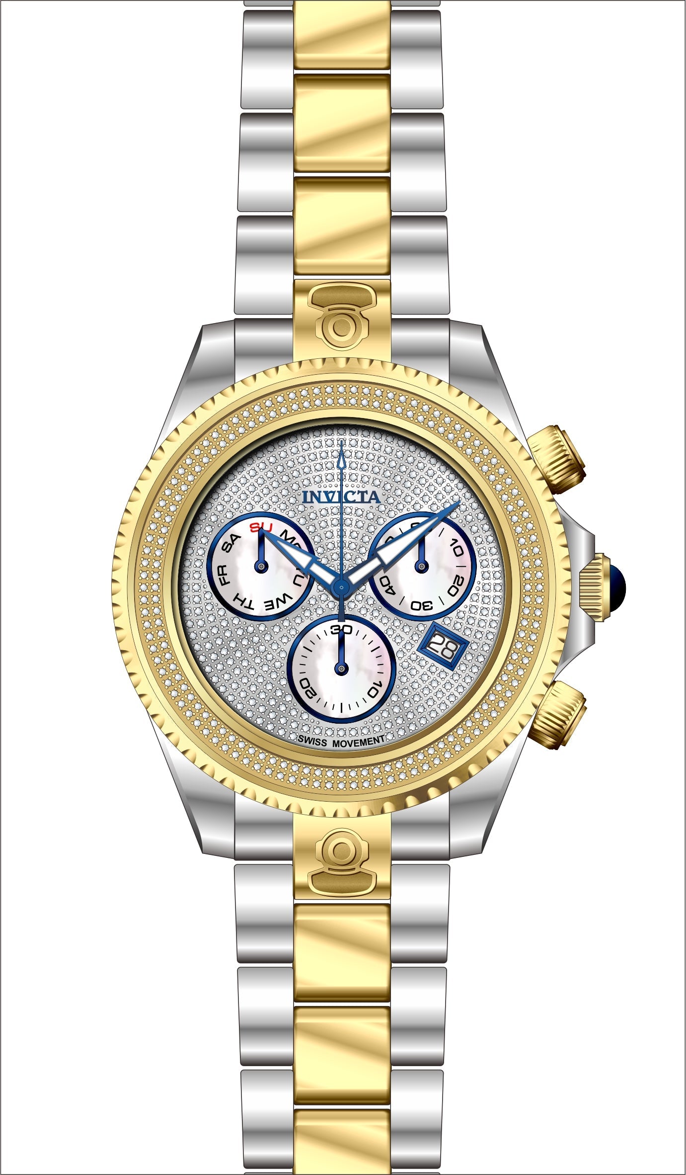 Parts for Invicta Pro Diver Men 32363