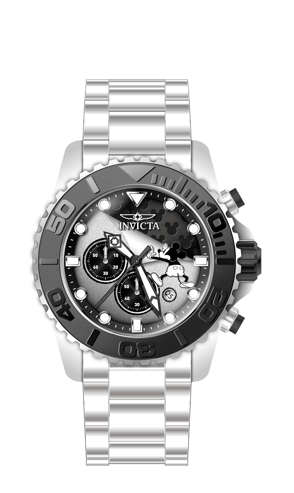 Band for Invicta Disney Limited Edition Mickey Mouse Men 32470