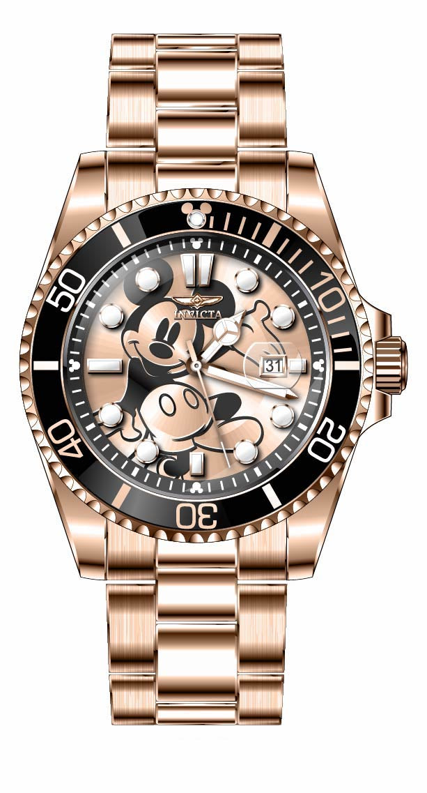 Band for Invicta Disney Limited Edition Mickey Mouse Men 32442