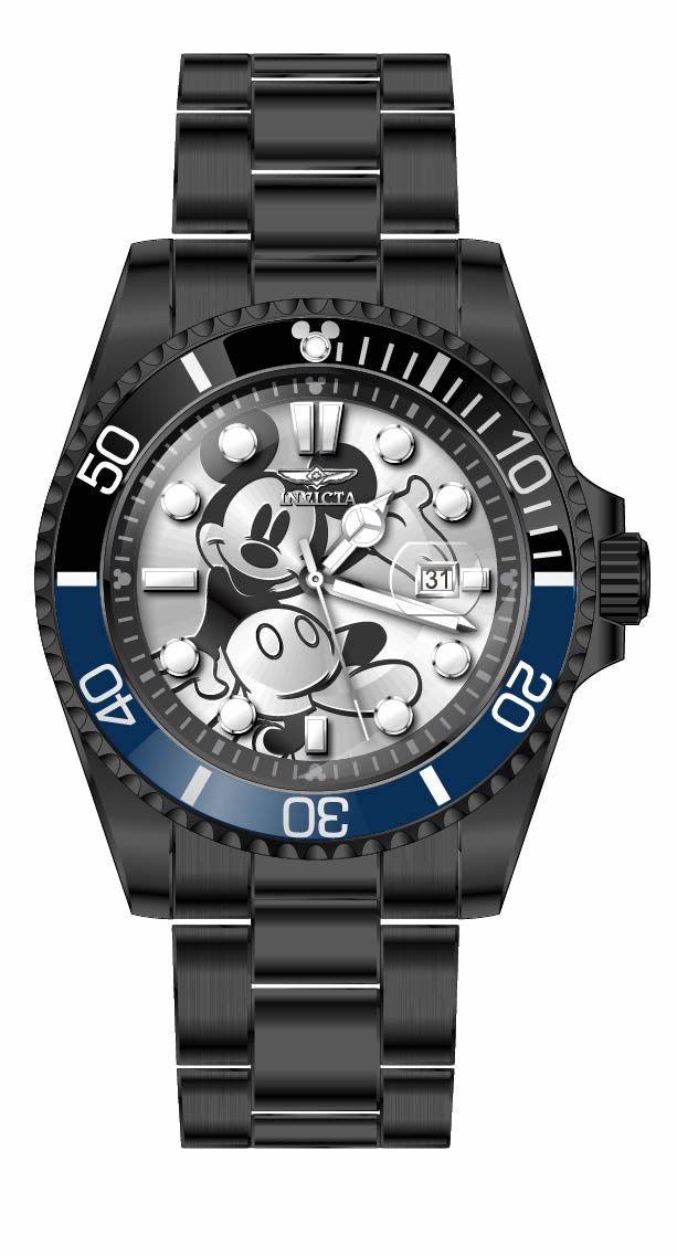Band for Invicta Disney Limited Edition Mickey Mouse Men 32454