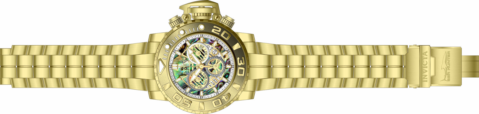 Band for Invicta Sea Hunter Men 32648