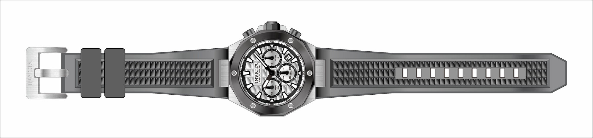 Band for Invicta Akula Men 32721