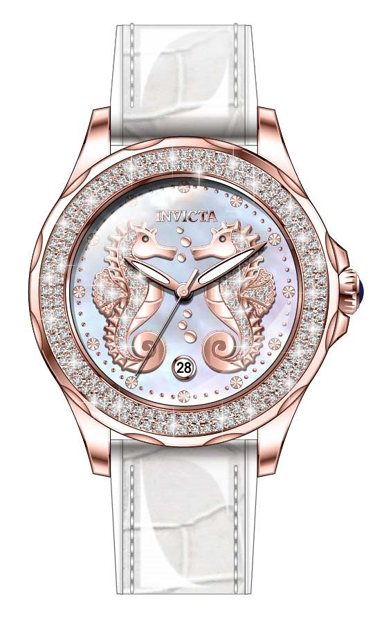 Band for Invicta Wildflower Ocean Voyage Lady 32662