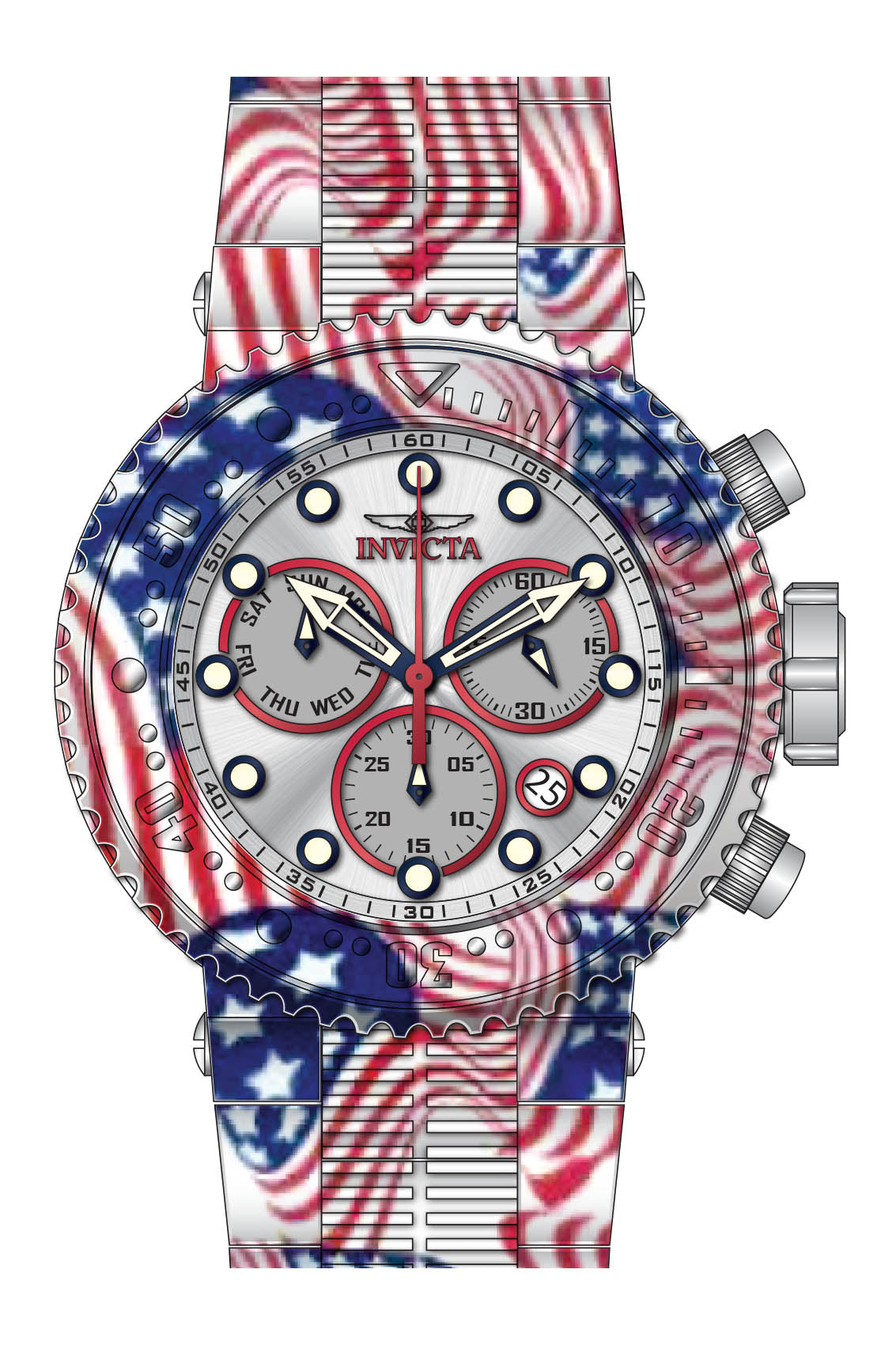 Parts for Invicta Pro Diver Men 32631