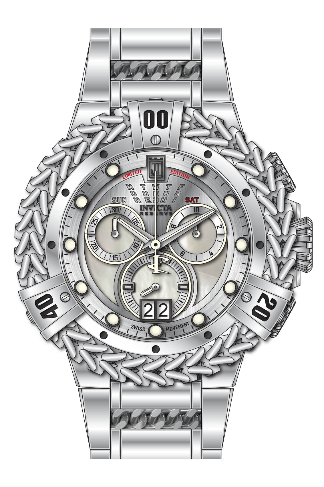 Parts for Invicta JT Men 32546