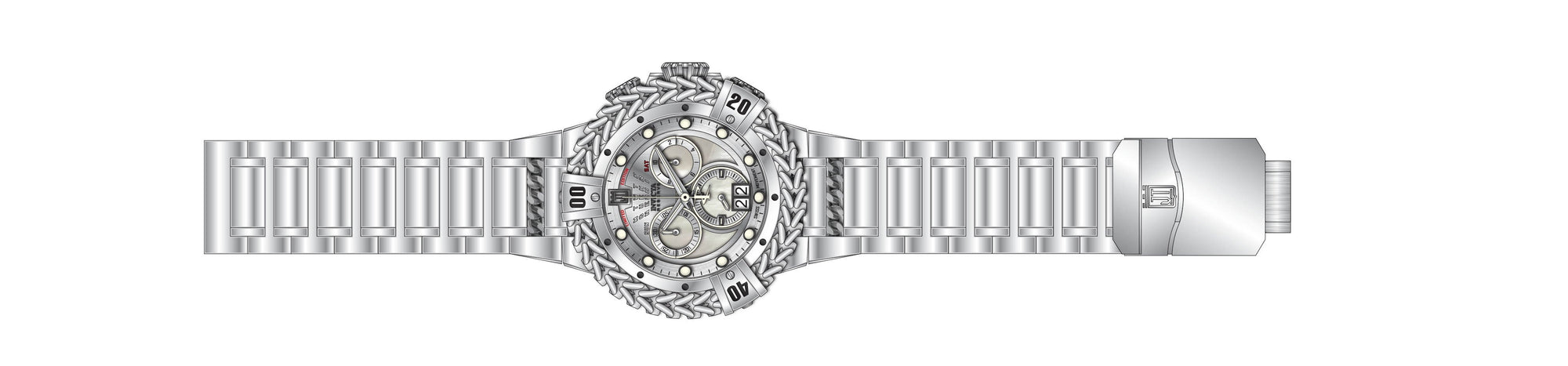 Parts for Invicta JT Men 32546