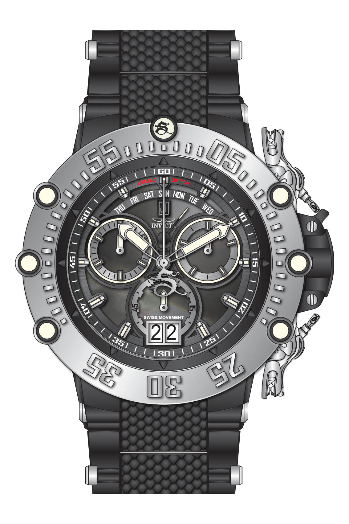 Parts for Invicta JT Men 32537