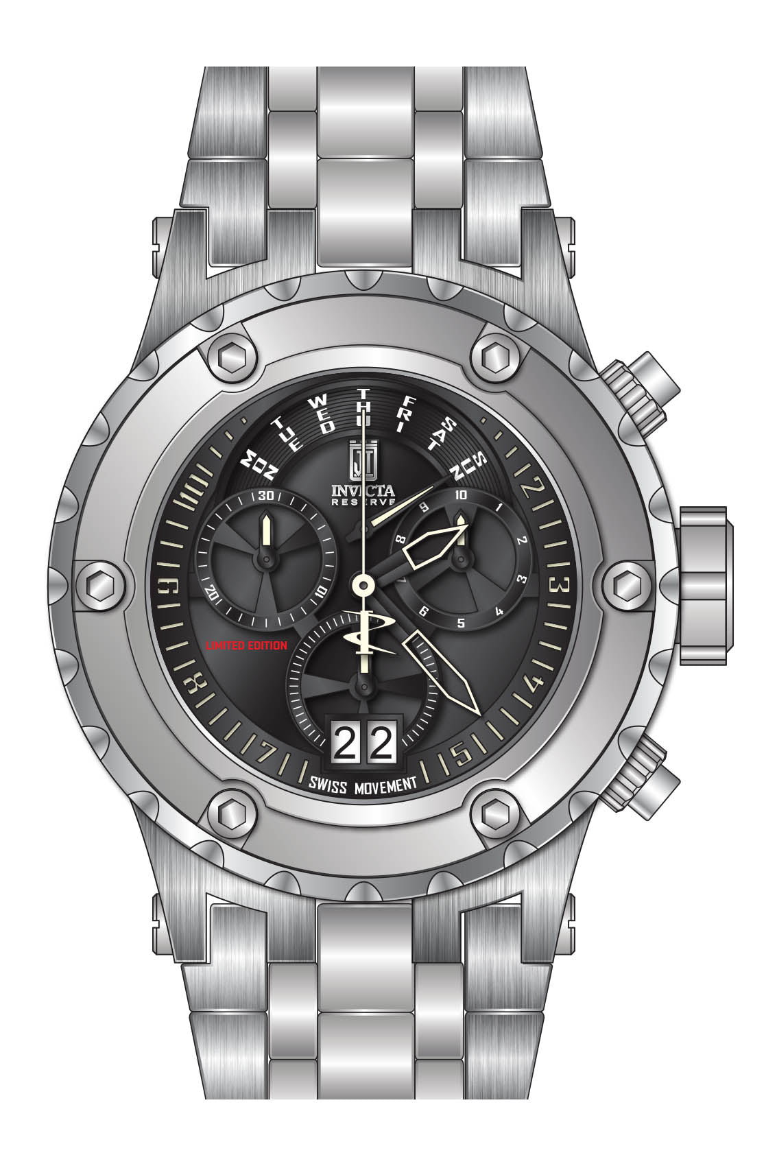 Parts for Invicta JT Men 32550