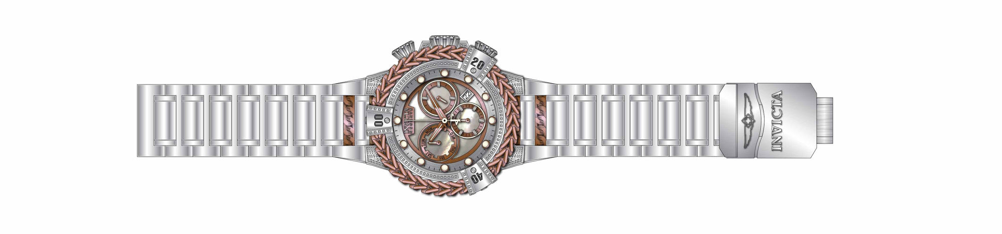 Band for Invicta Reserve Men 32596