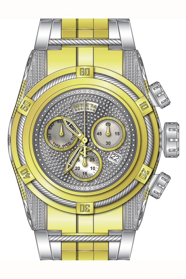 冨永ボンド ＳＯＬＯ S3号 Band for Invicta Reserve Bolt Zeus Men 32785 - Invicta Watch Bands
