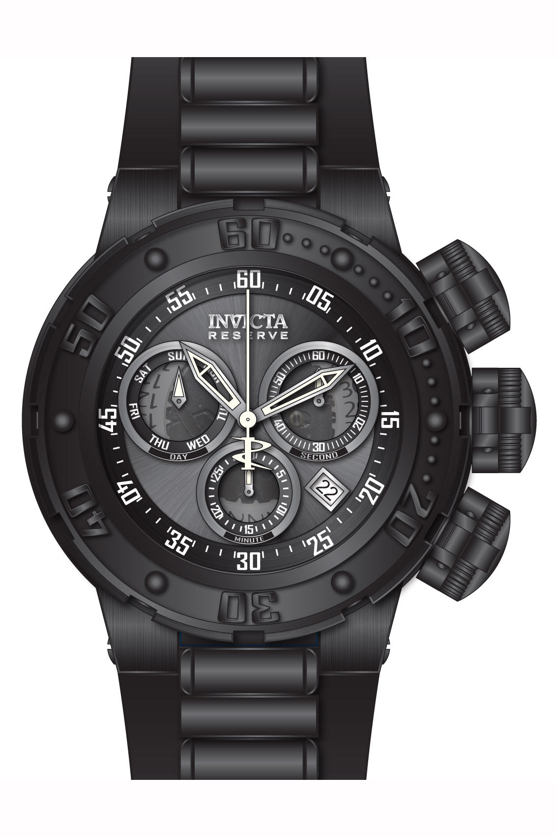 Band for Invicta Reserve Subaqua Sea Dragon Men 32764 - Invicta