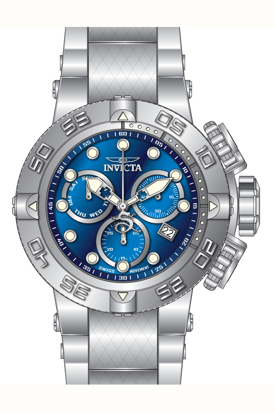 Parts for Invicta Subaqua Men 32972