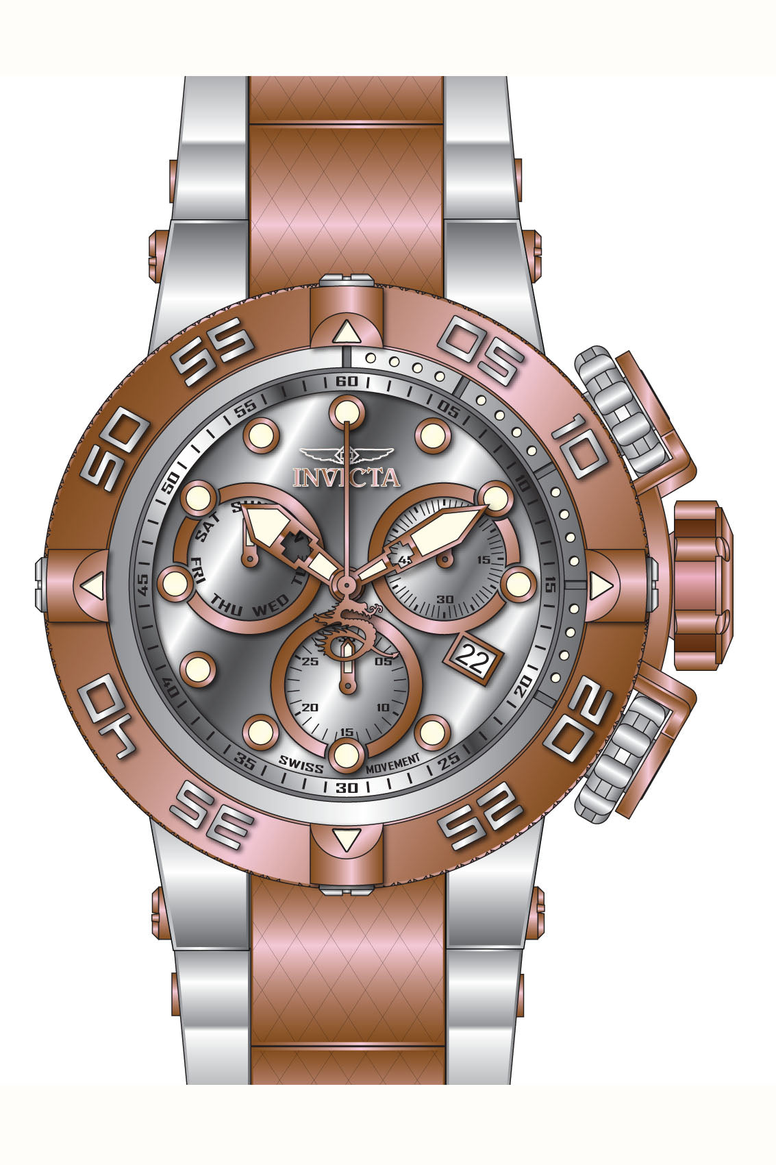 Parts for Invicta Subaqua Men 32975