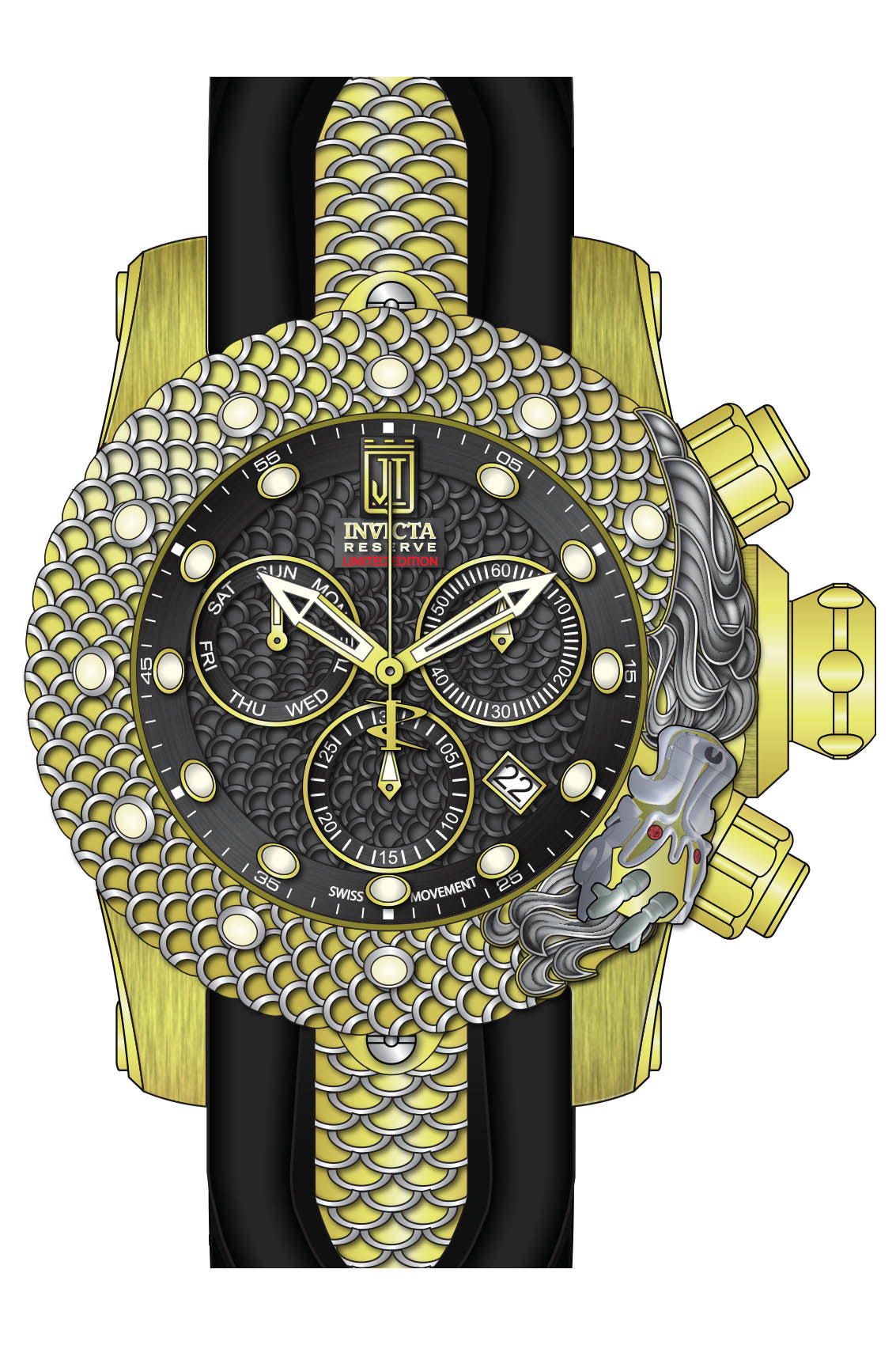 Parts for Invicta JT Men 32553