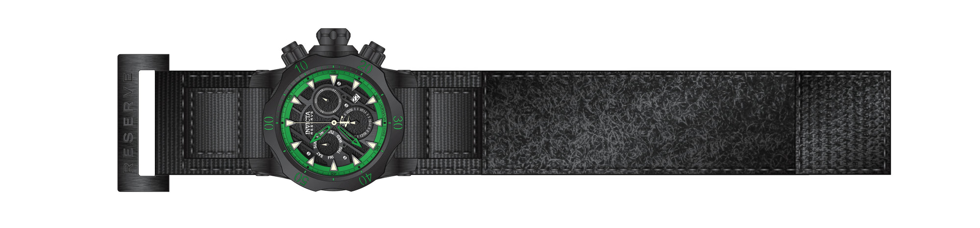 Band for Invicta Reserve Venom Men Black Label 32944