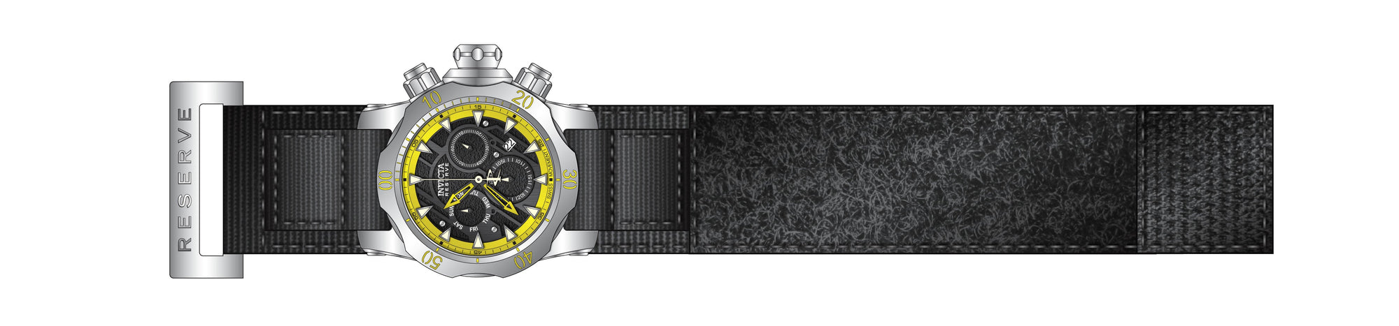 Band for Invicta Reserve Venom Men Platinum Label, Multiple Options 32946