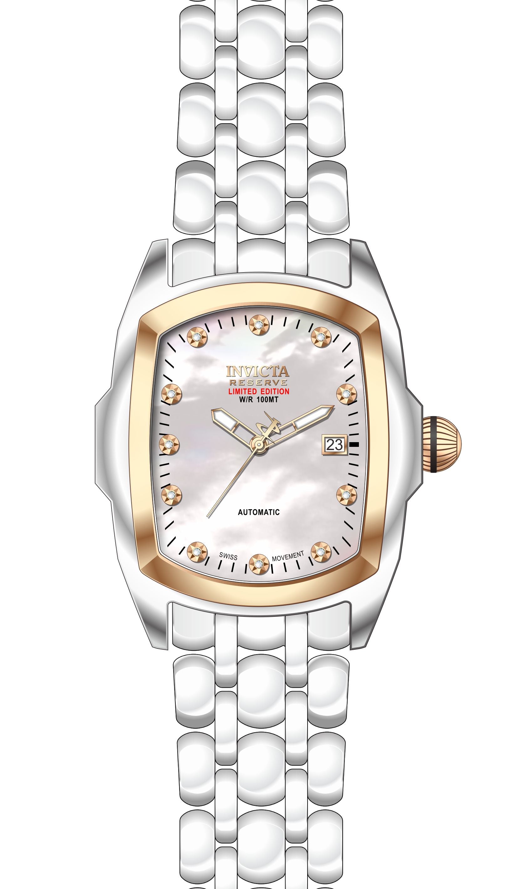 Parts for Invicta Lupah Men 32370