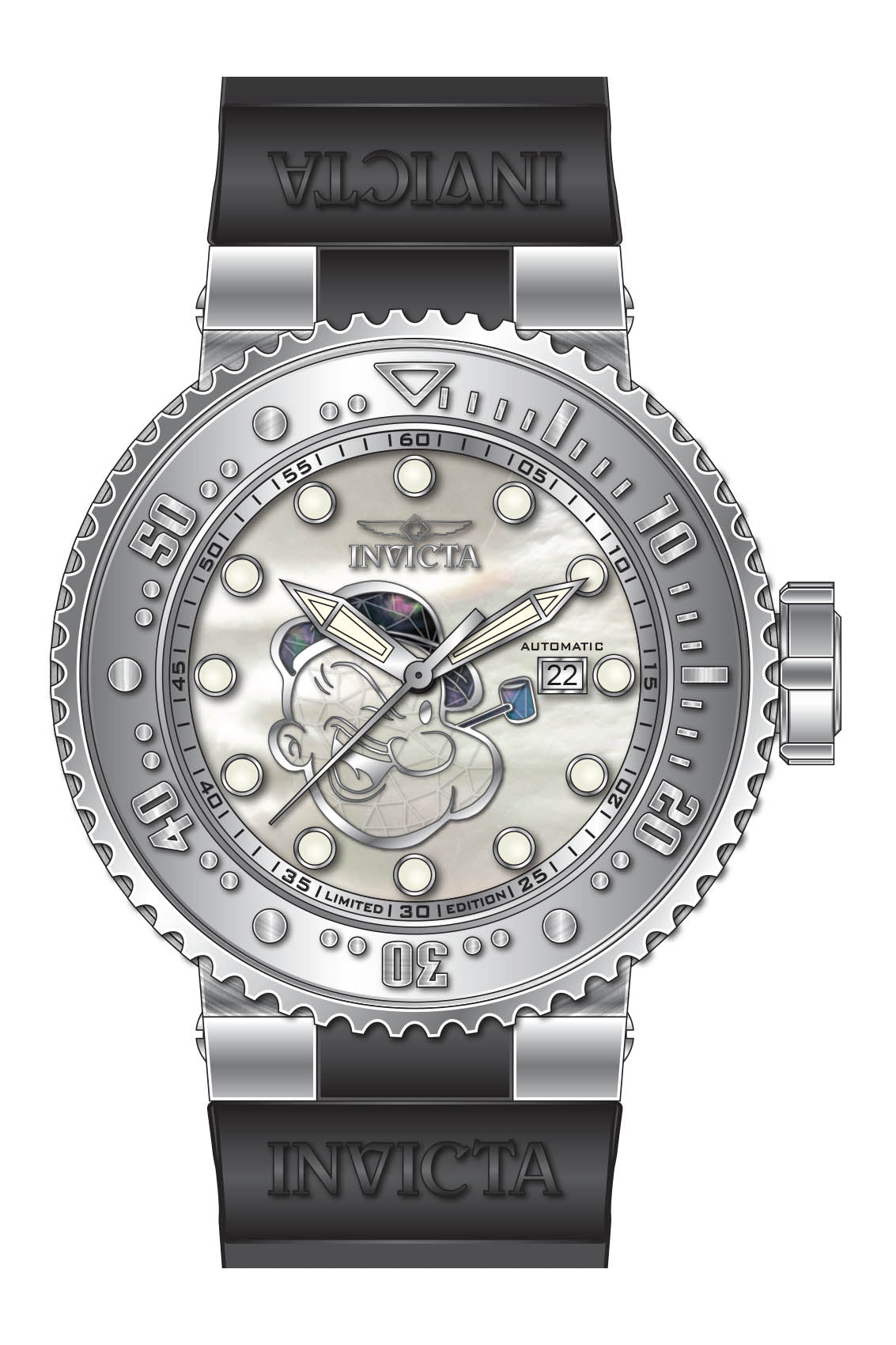 Band for Invicta Character Collection Popeye Men 32810