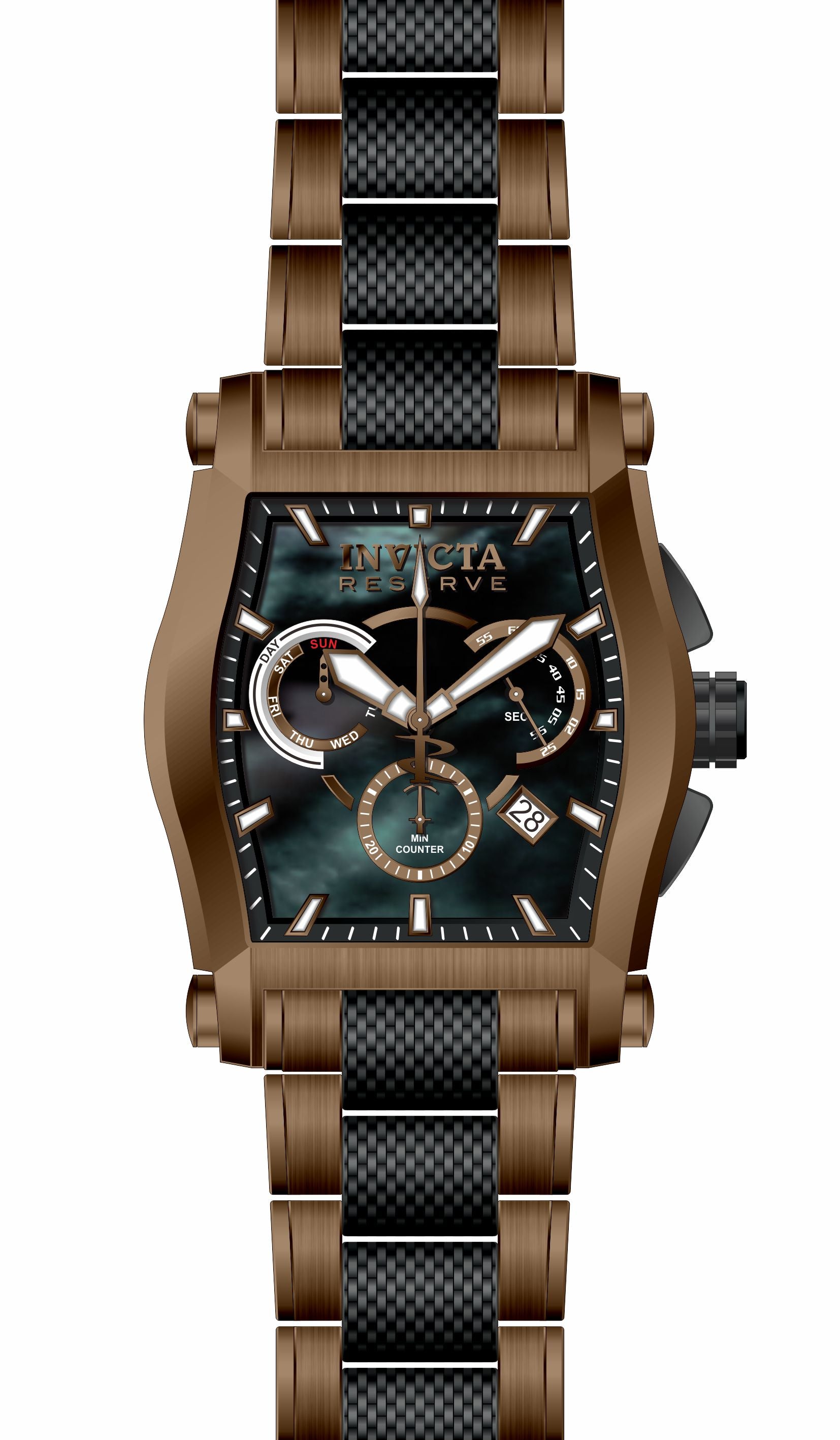 Band for Invicta Reserve Men 33382