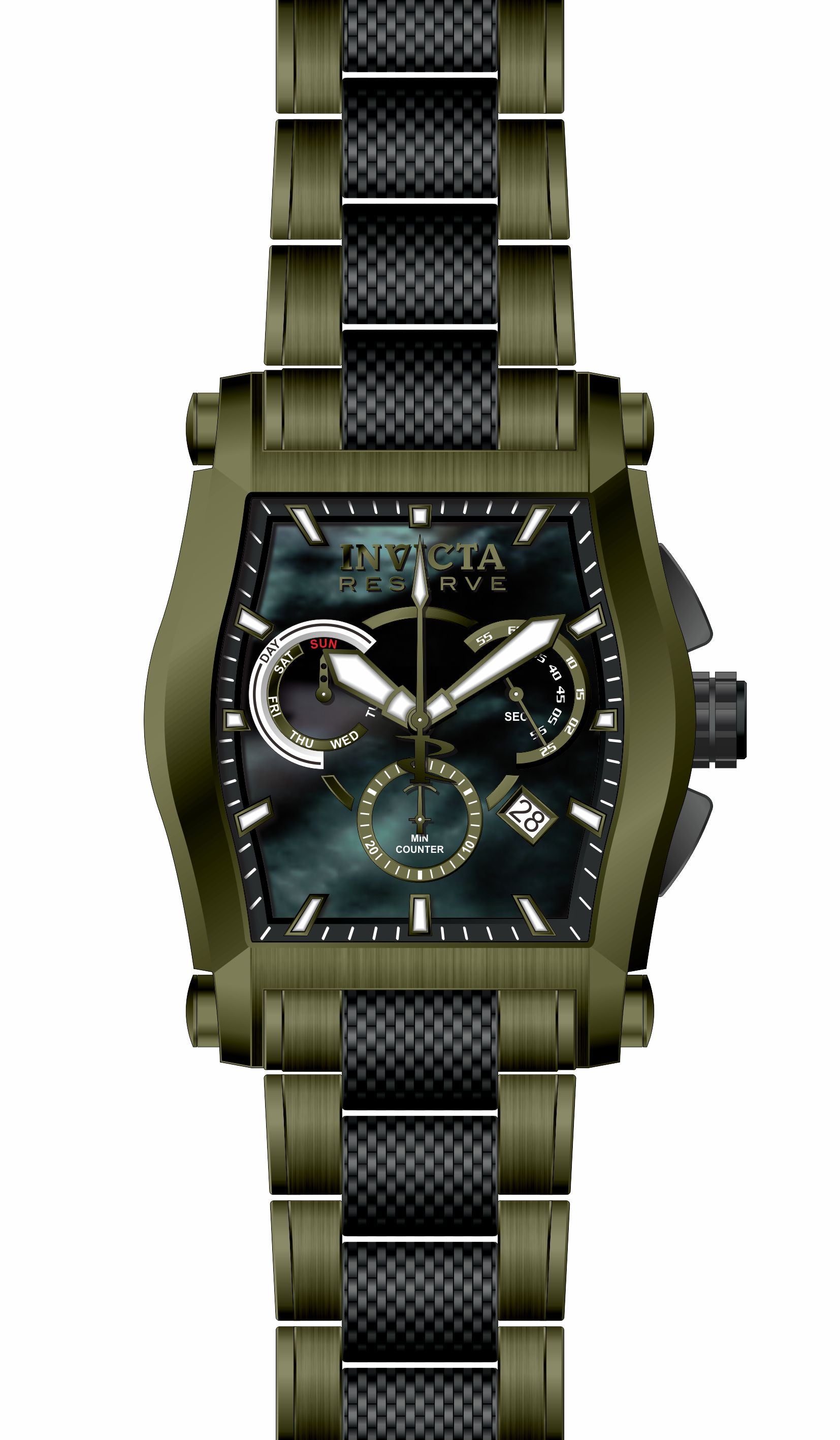 Band for Invicta Reserve Men 33383