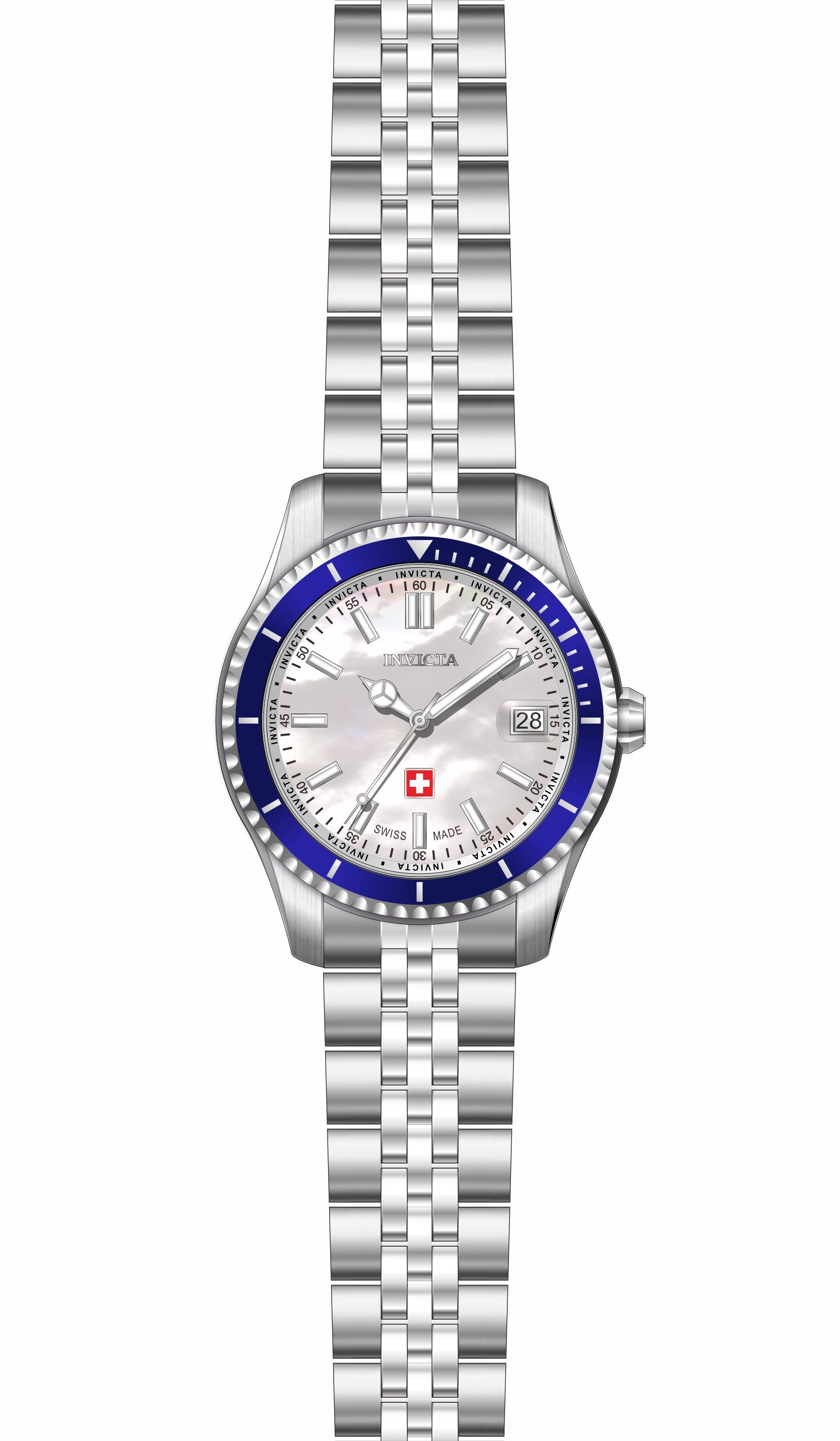 Band for Invicta Pro Diver Lady 33446