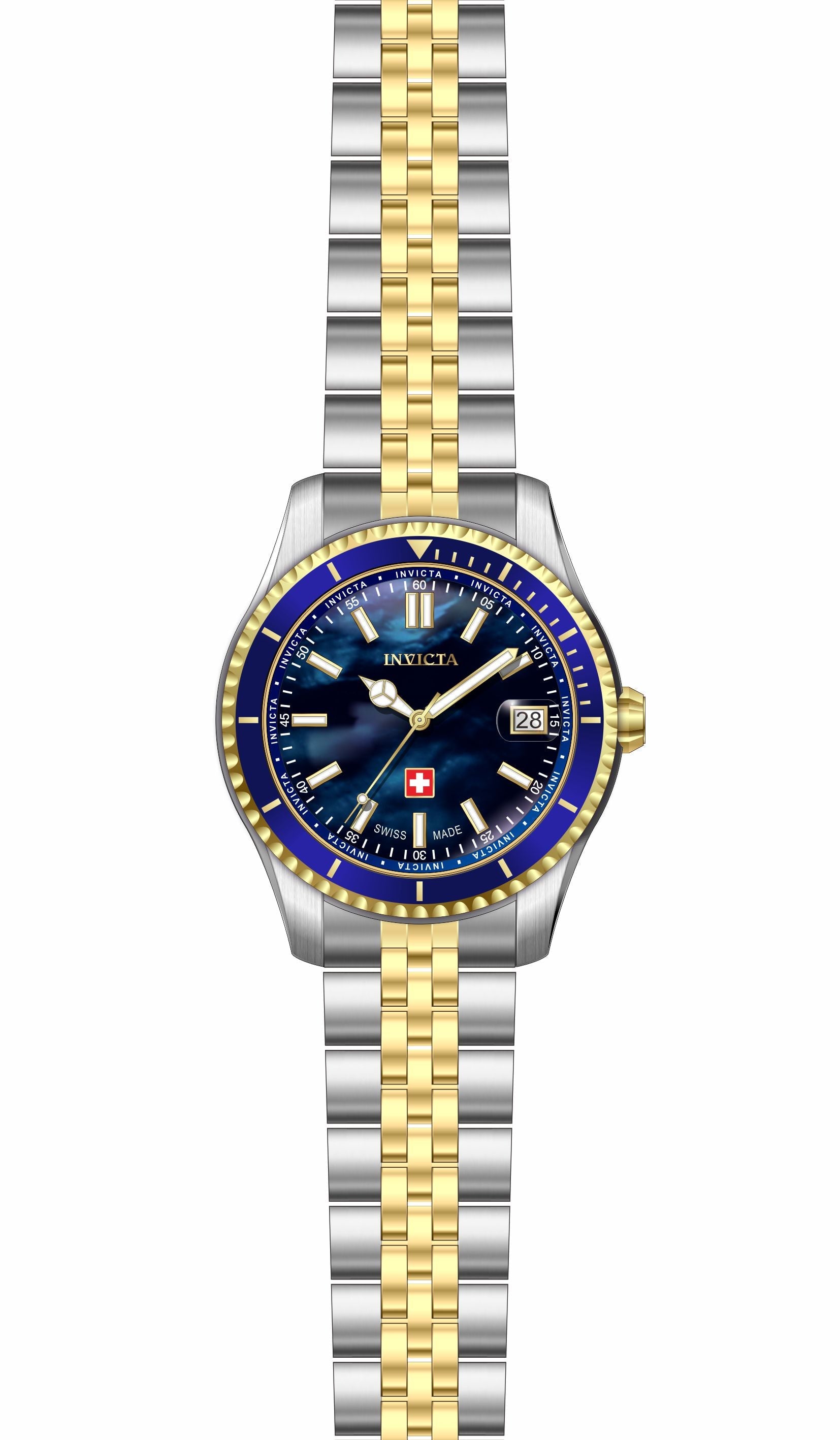 Band for Invicta Pro Diver Lady 33450