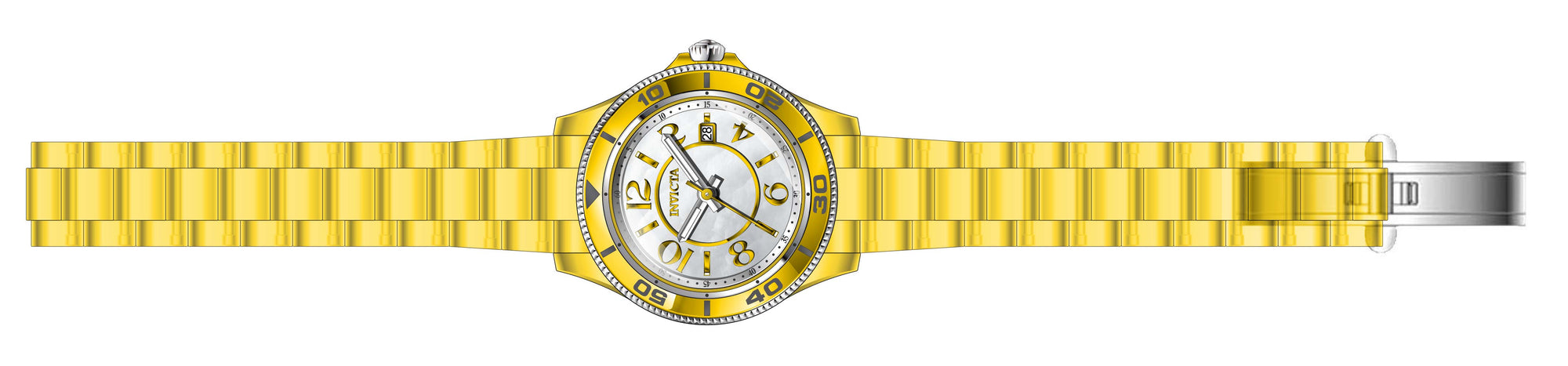 Band for Invicta Anatomic Lady 30357