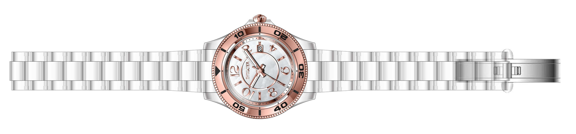 Band for Invicta Anatomic Lady 30362