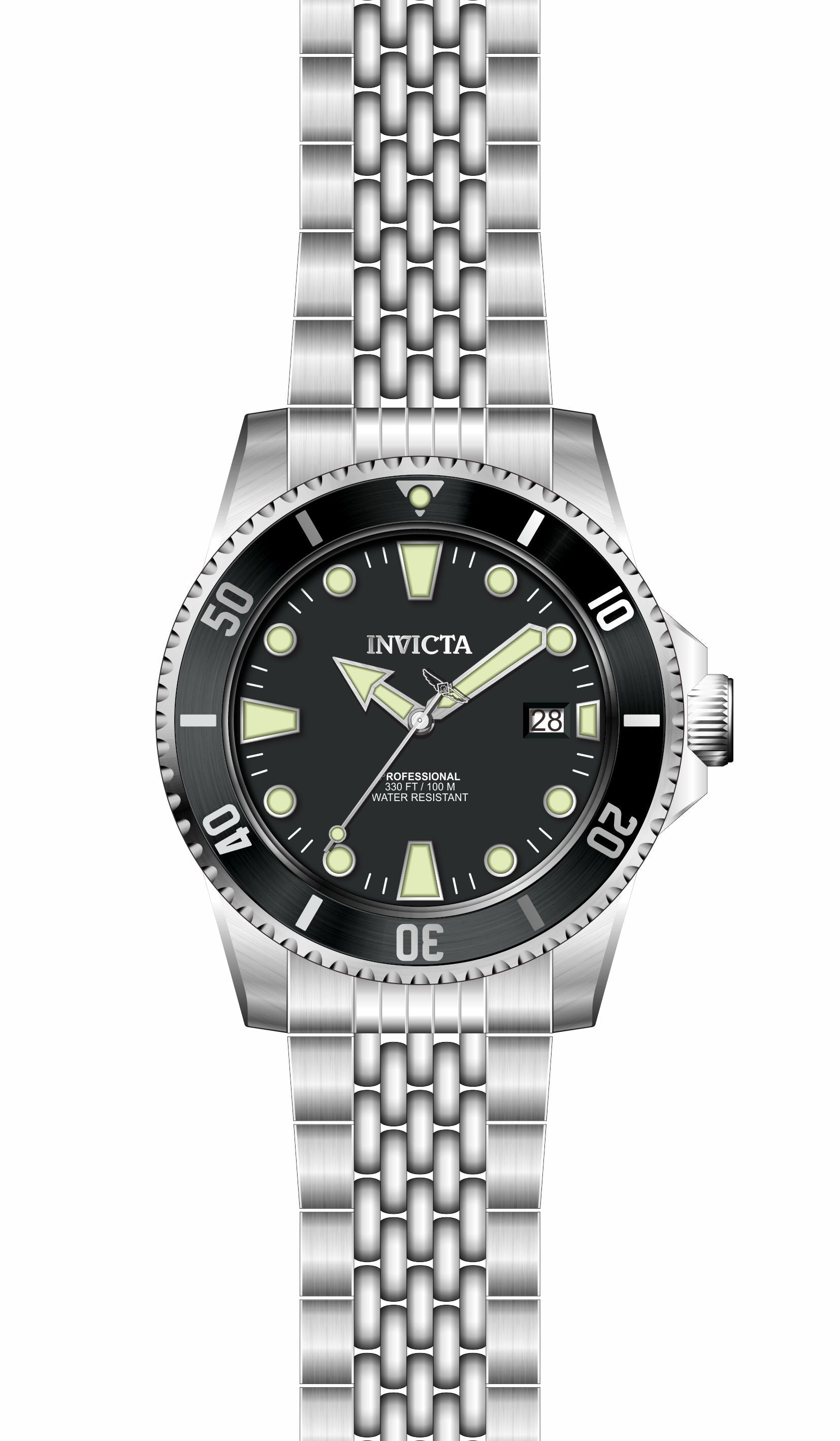 Band for Invicta Pro Diver Men 33502