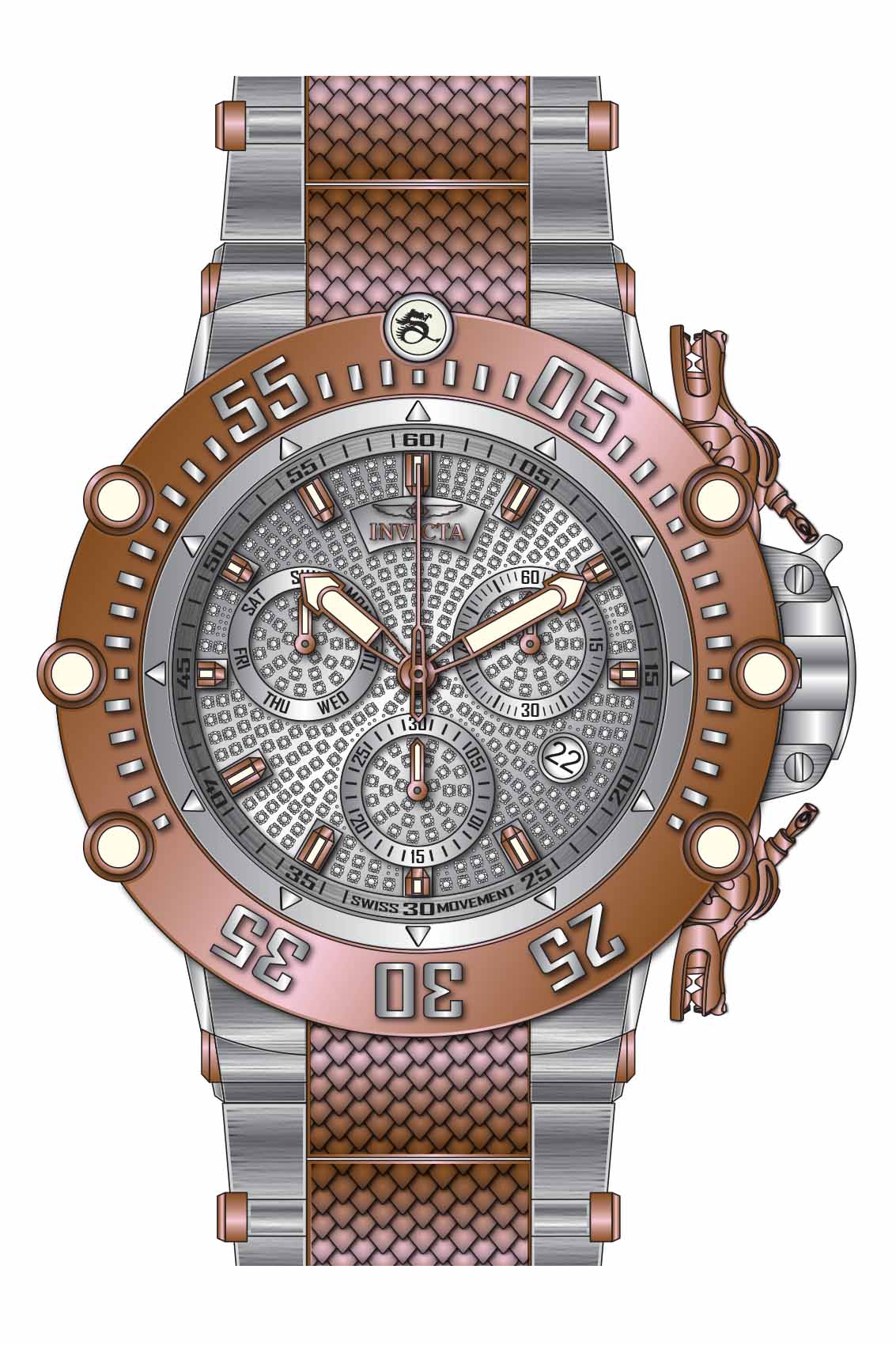 Band for Invicta Subaqua Men 32850