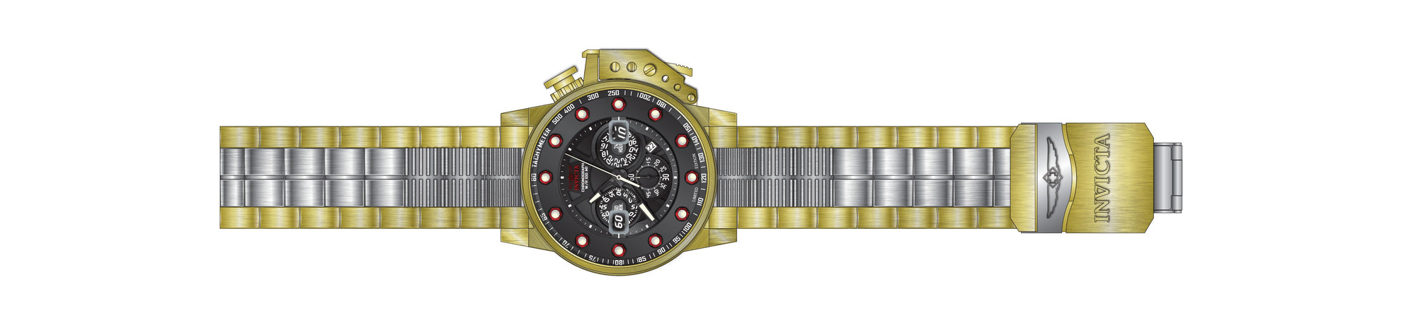 Band for Invicta I-Force Store Exclusive Men 33411