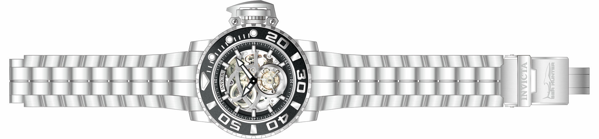 Band for Invicta Sea Hunter Men 33800