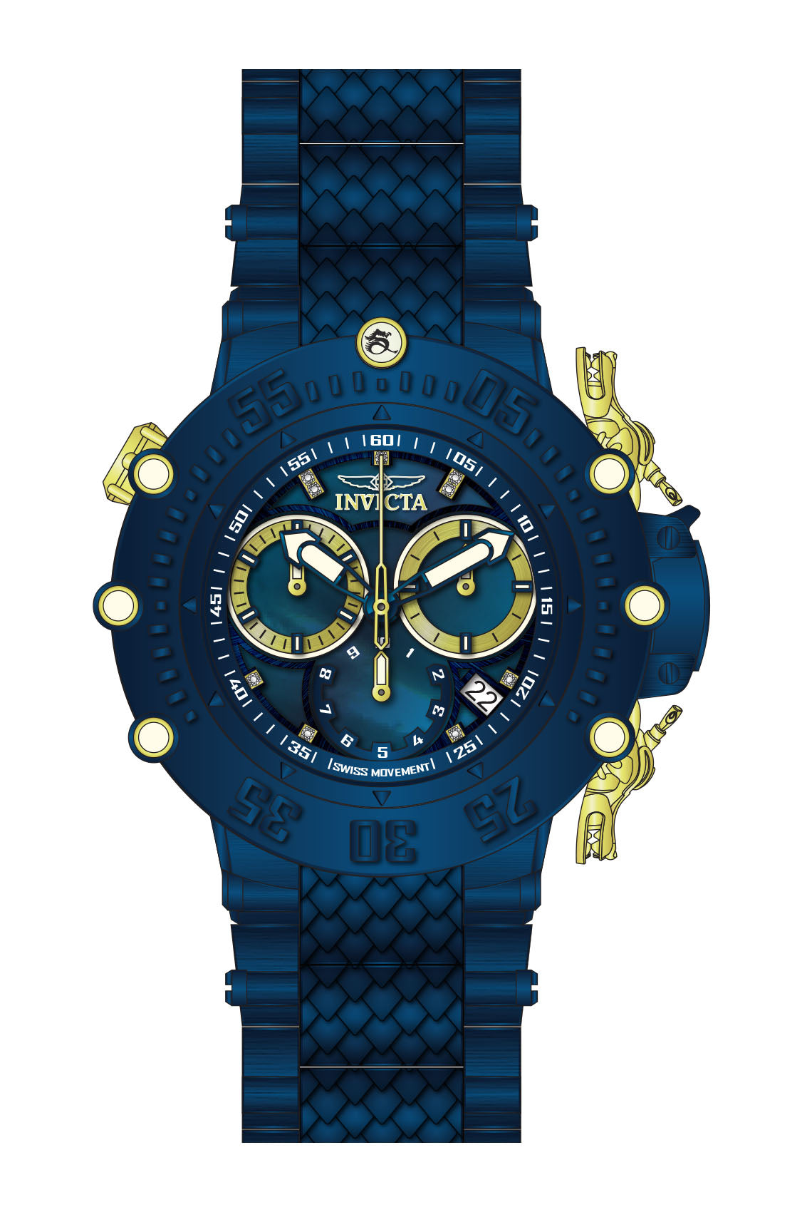 Parts for Invicta Subaqua Lady Blue Label 33249