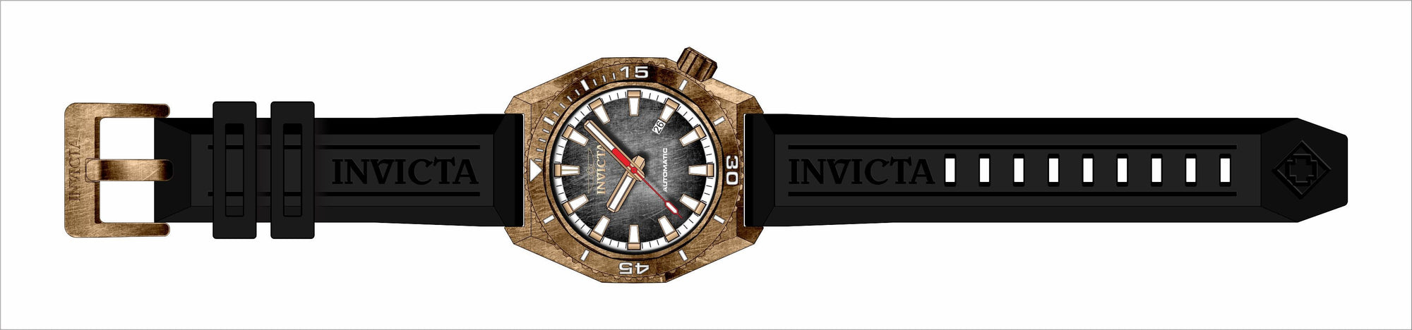 Band for Invicta Pro Diver Men 33909