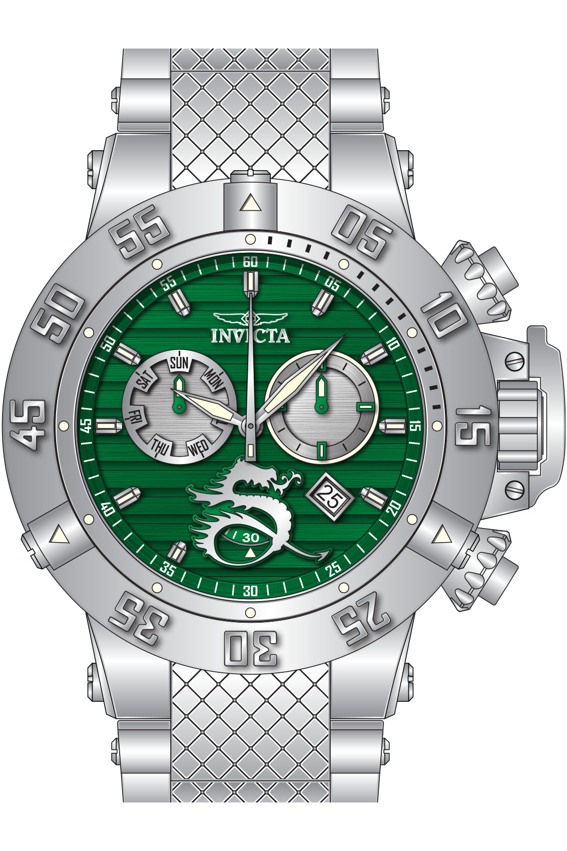 Band for Invicta Subaqua Noma III Men 33416