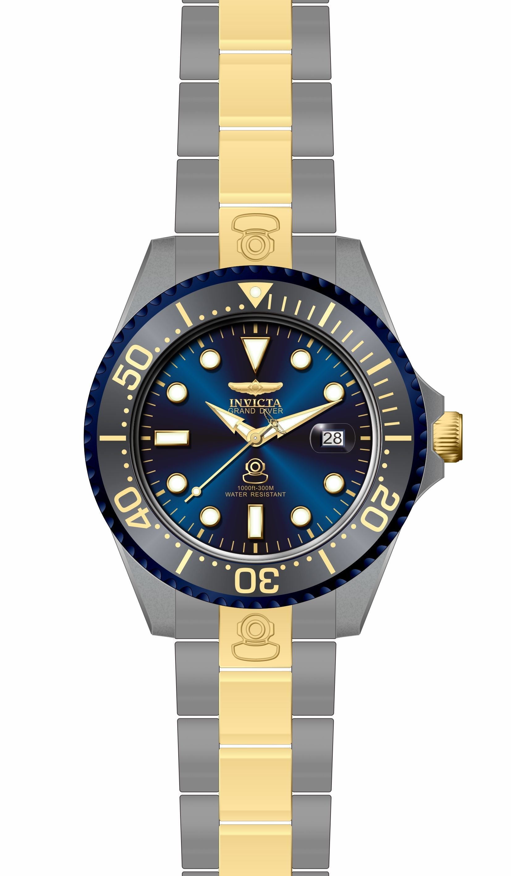 Parts for Invicta Pro Diver Men 33910