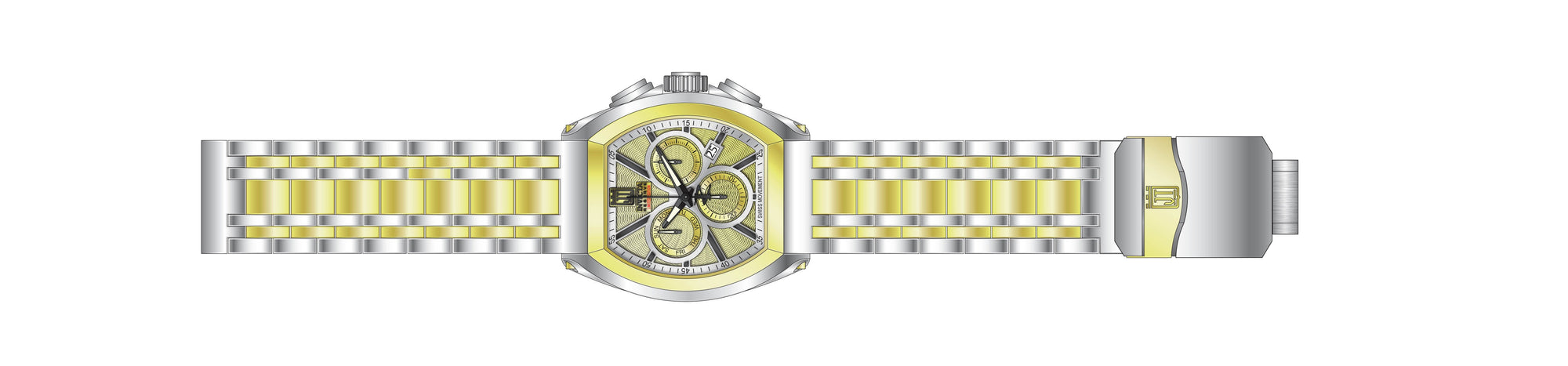 Parts for Invicta JT Men 33225