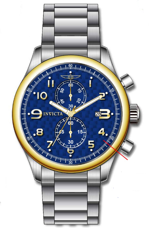 Parts for Invicta Specialty Men 34002