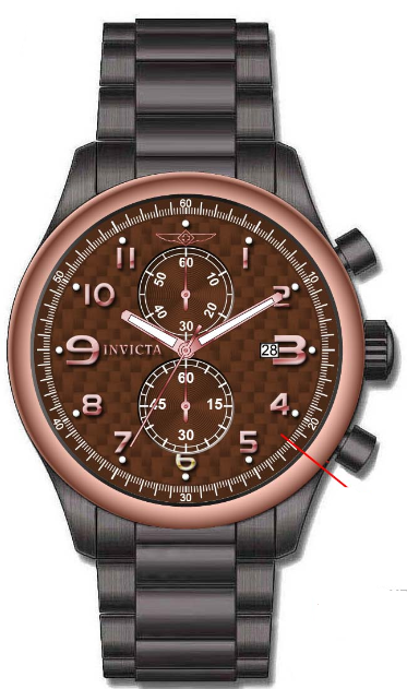 Band for Invicta Specialty Men 34003