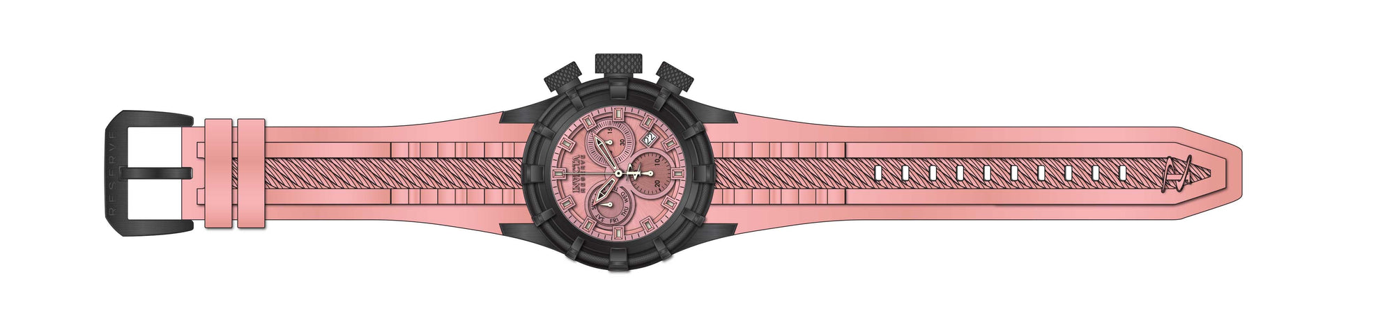 Band for Invicta Reserve Bolt Men 33237