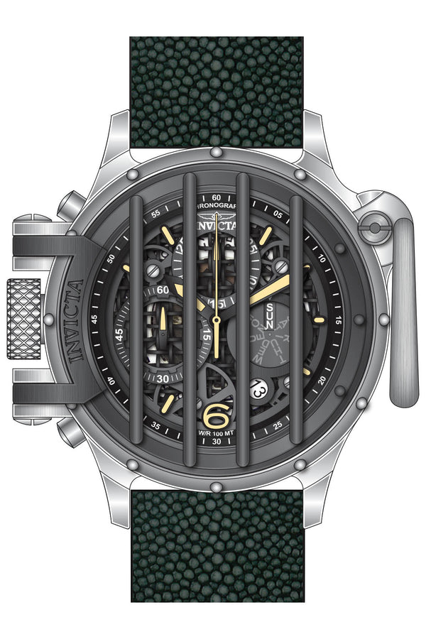 Band for Invicta Vintage Crossbar Men 33280 Invicta Watch Bands