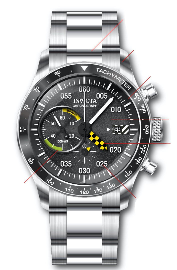 Parts for Invicta Speedway Men 33966