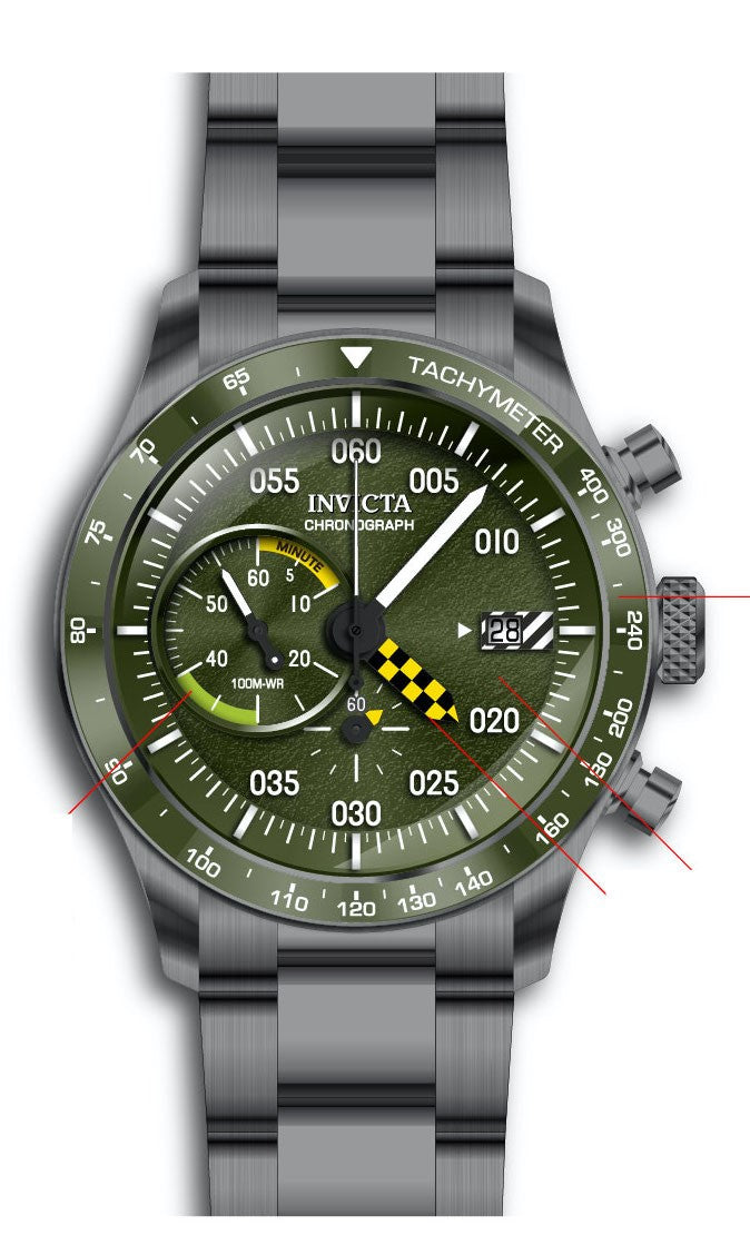 Band for Invicta Speedway Men 34059