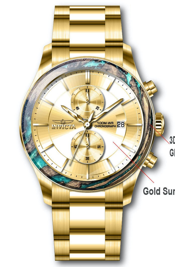 Band for Invicta Specialty Men 34062