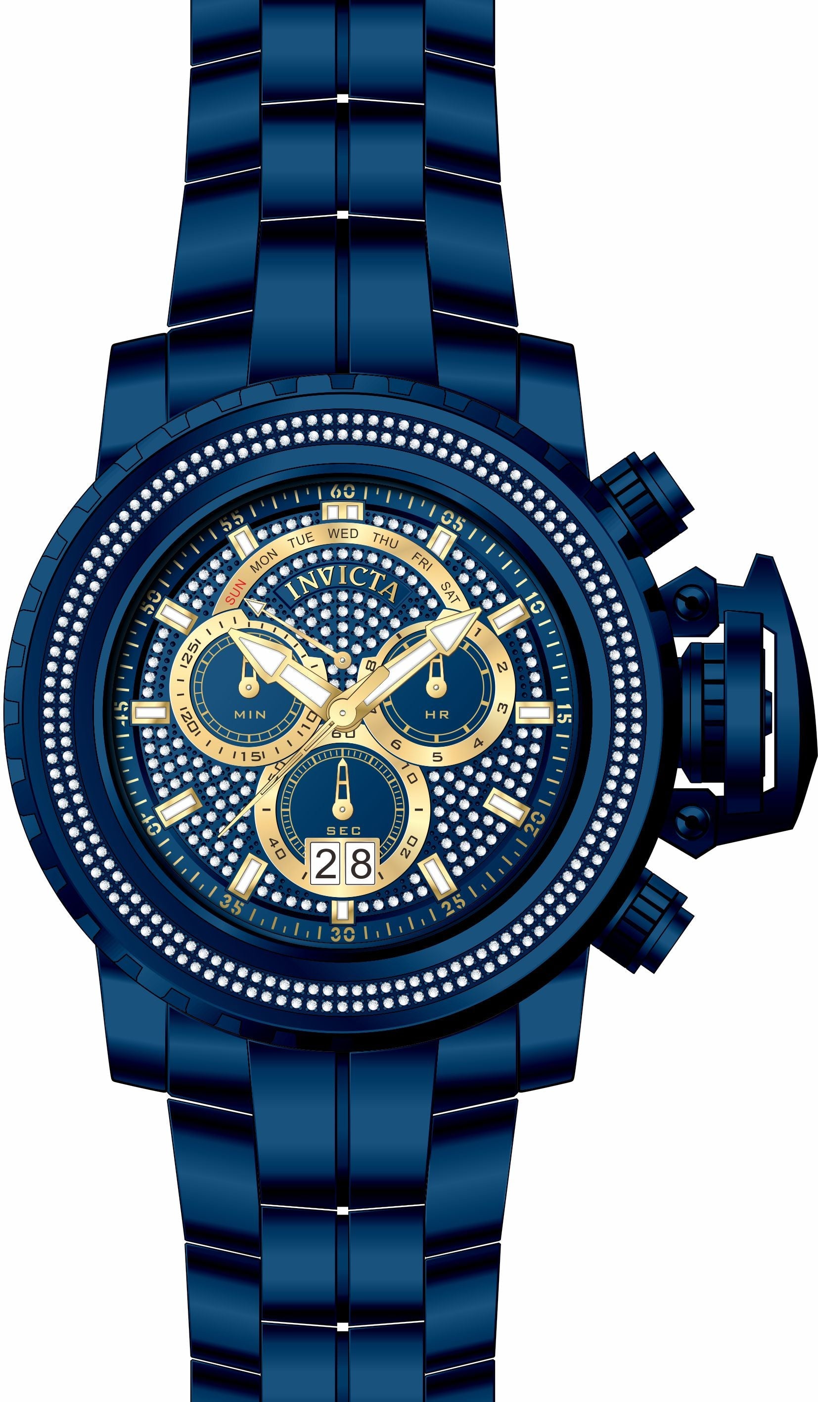 Parts for Invicta Sea Hunter Men Blue Label 34176