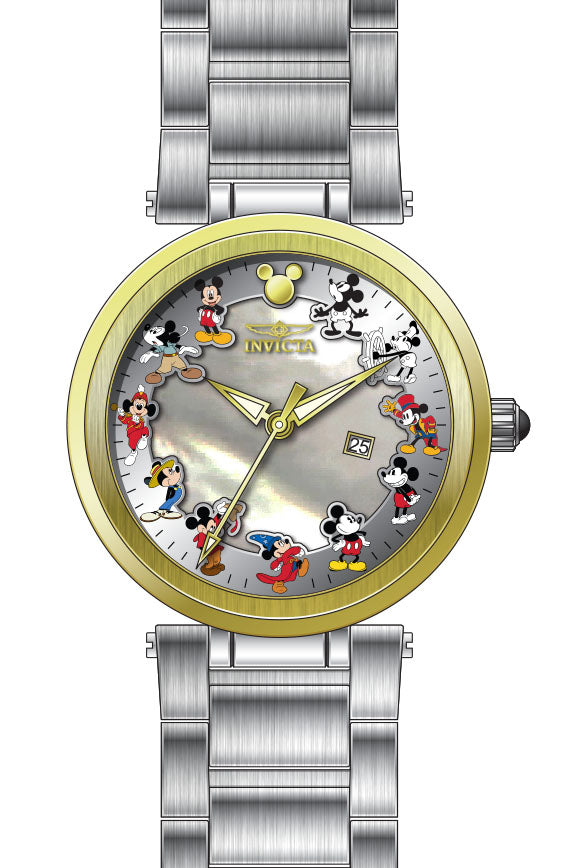 Band for Invicta Disney Limited Edition Mickey Mouse Lady 34205