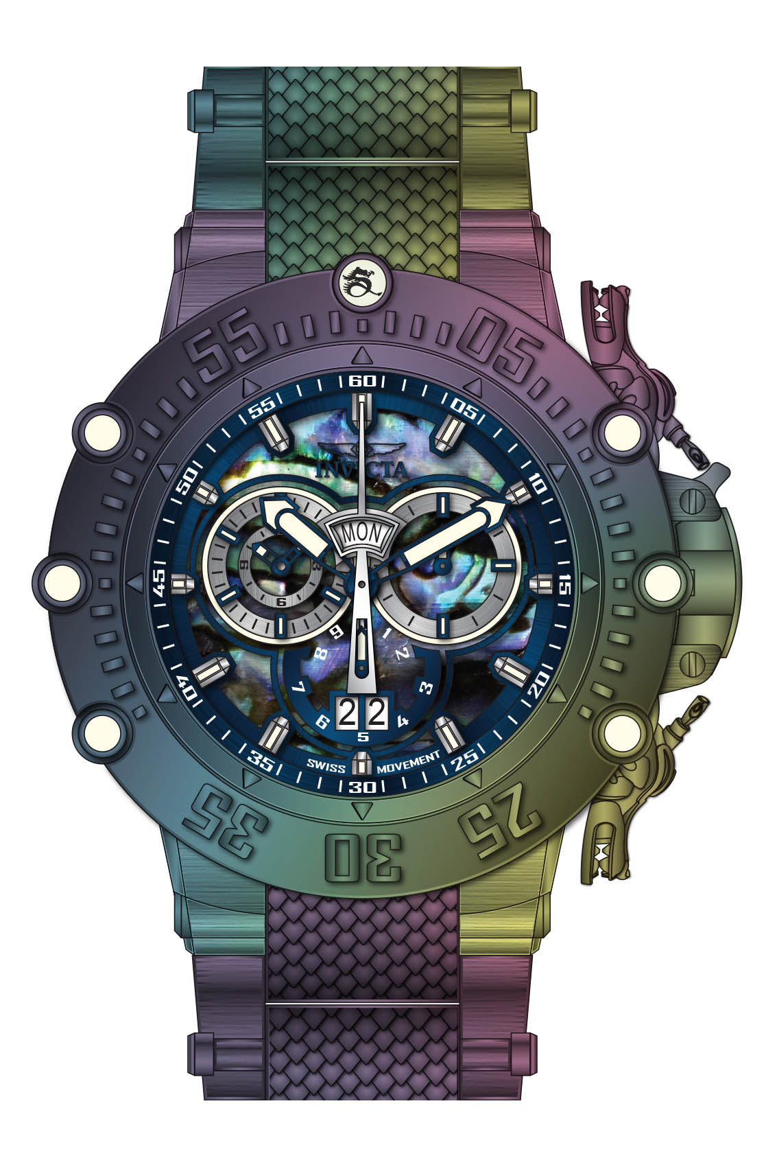 Band for Invicta Subaqua Men 34149